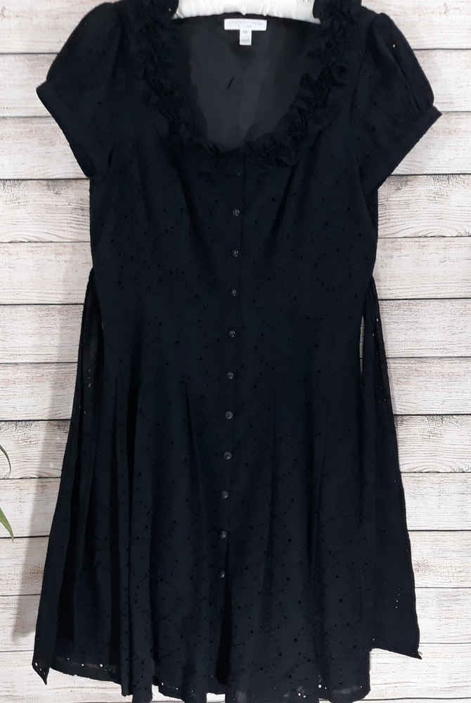 London Times Petite Eyelet Dress